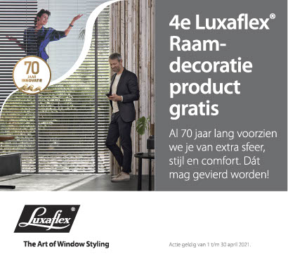 Luxaflex 4e product gratis